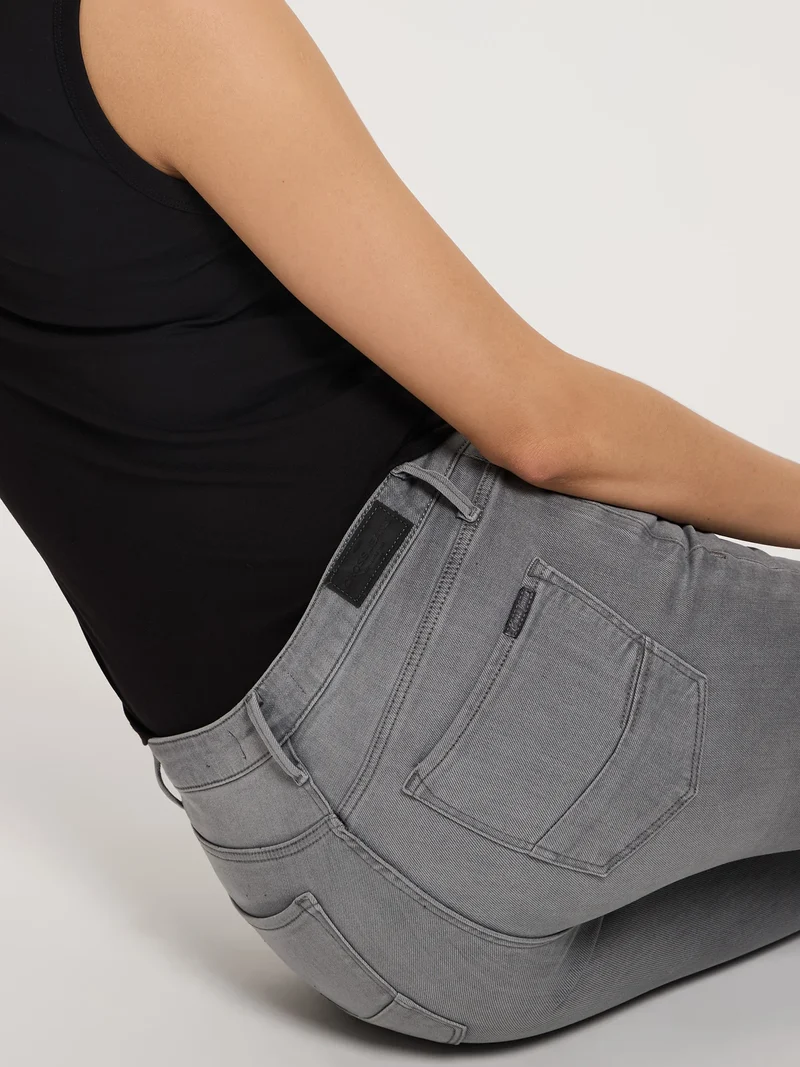 CROSS JEANS - ALAN, Skinny Fit, Mid-Waist, Anthracite