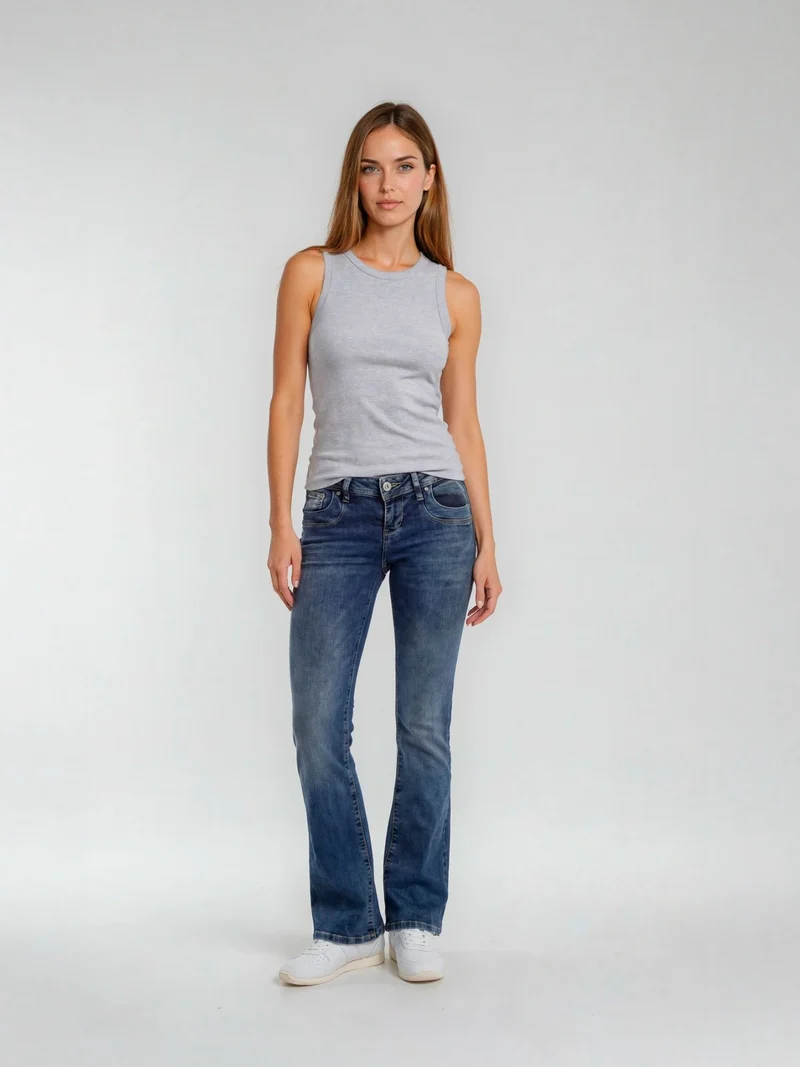 LTB - VALERIE, Bootcut, Low Waist Jeans, Blue Lapis