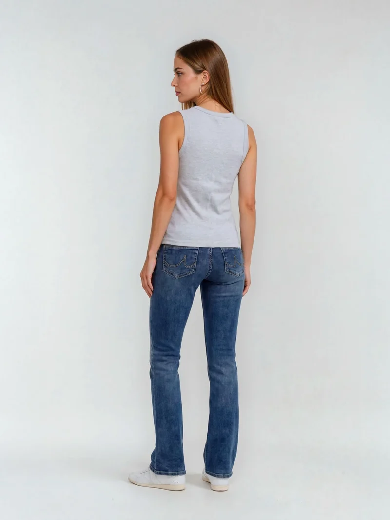 LTB - VALERIE, Bootcut, Low Waist Jeans, Blue Lapis