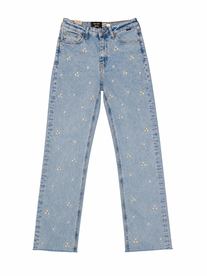 MAVI - New York, Straight Fit, High-Waist, Light Blue Denim