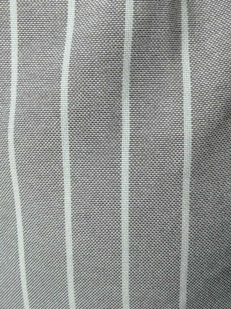 Bogilvy - SOLEIL - Leichte Sommerhose mit Gummizug, Mid-Waist, Grau/Weiß