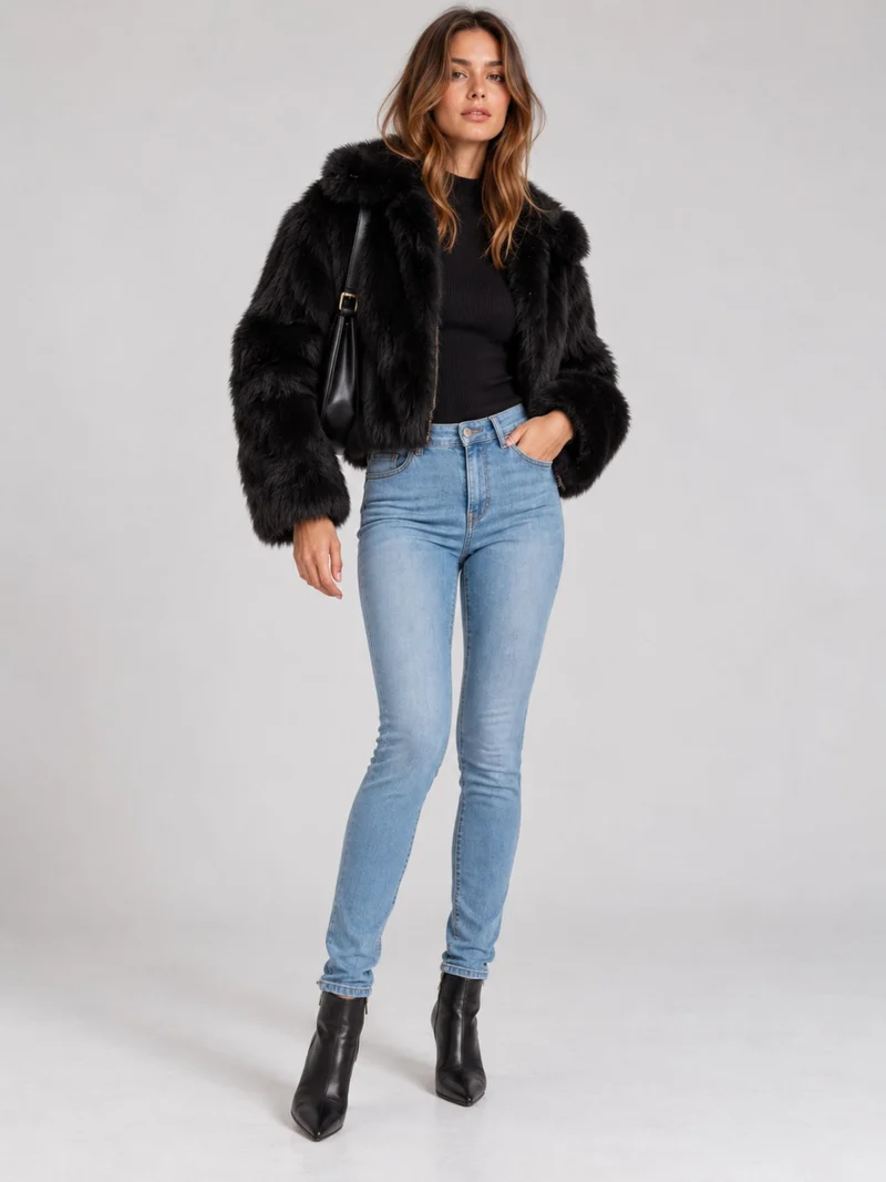 CROSS JEANS - JUDY, Skinny Fit, High-Waist, Light Blue