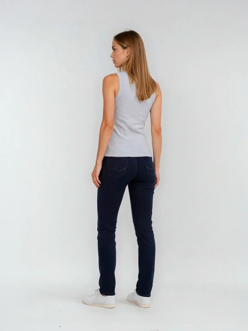 PIONEER - BETTY, Straight Fit, Mid-Waist, Blue Black
