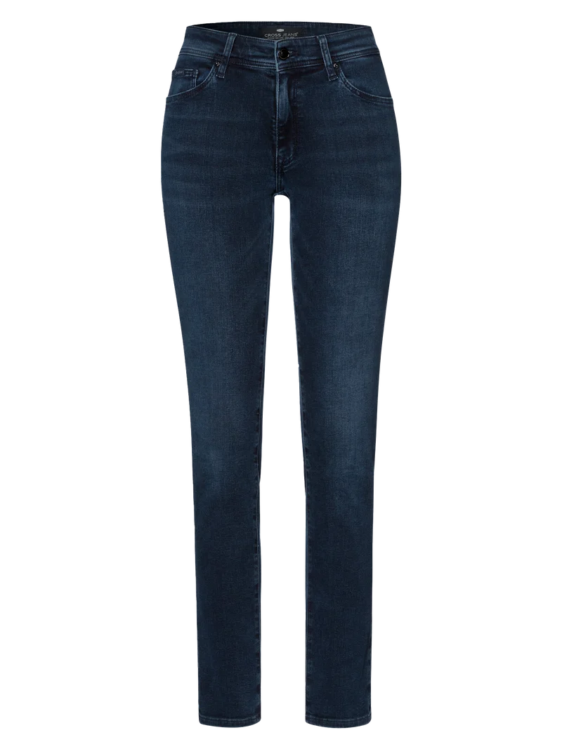 CROSS JEANS - ANYA Jeans, Slim Fit, High-Waist, Blue Black