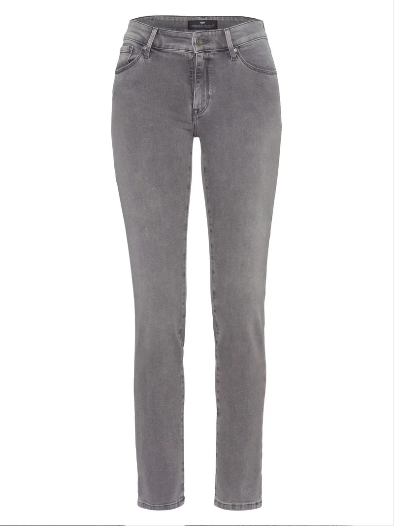 CROSS JEANS - ANYA Jeans, Slim Fit, High-Waist, Grey