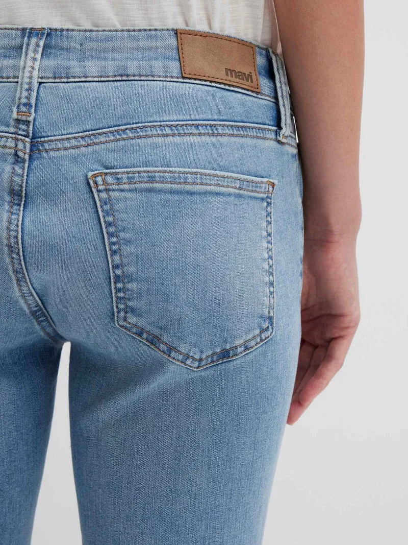 MAVI - Bella, Mid-Waist, Slim Bootcut, Brushed STR