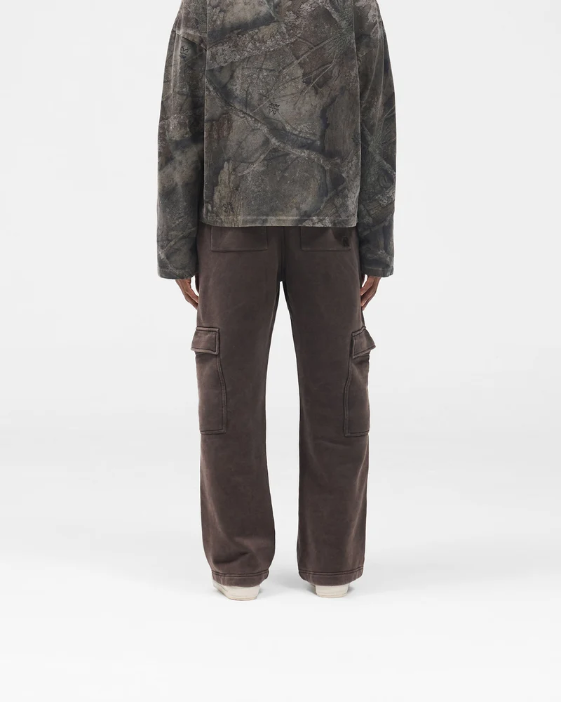Initial Cargo Sweatpants - Coffee