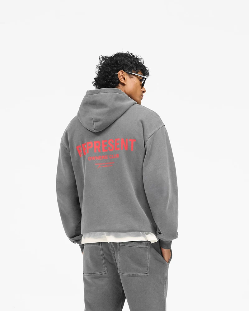 Owners Club Hoodie - Washed Black