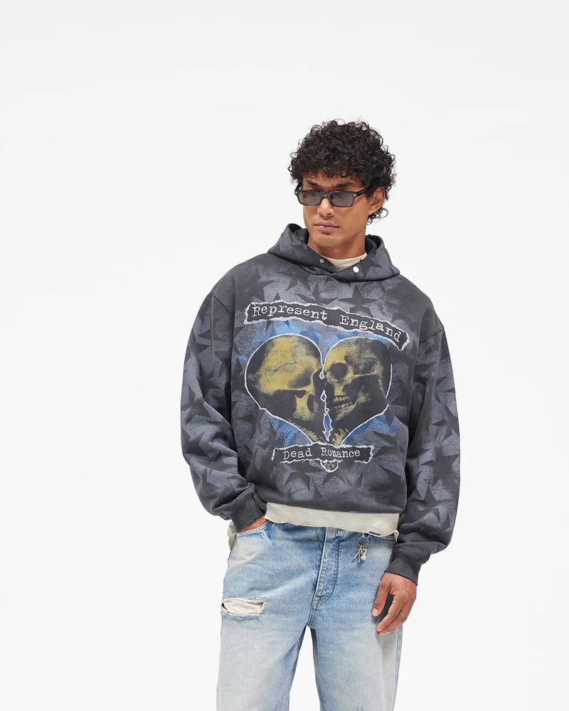 Romance Hoodie - Vintage Black