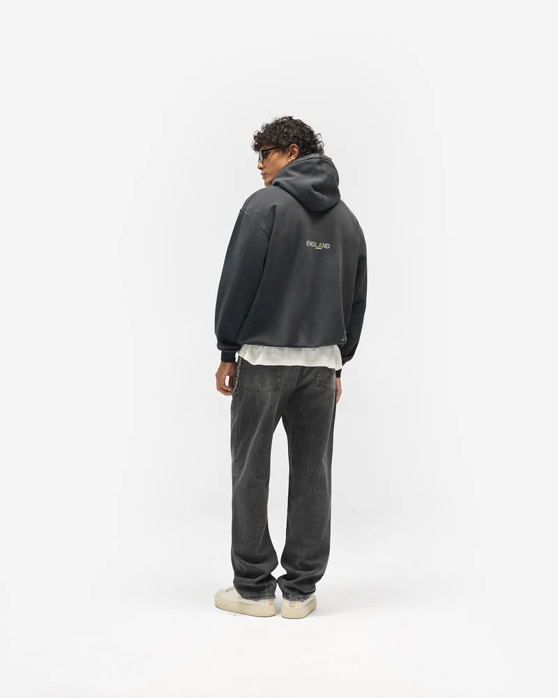 Enemy Hoodie - Washed Black