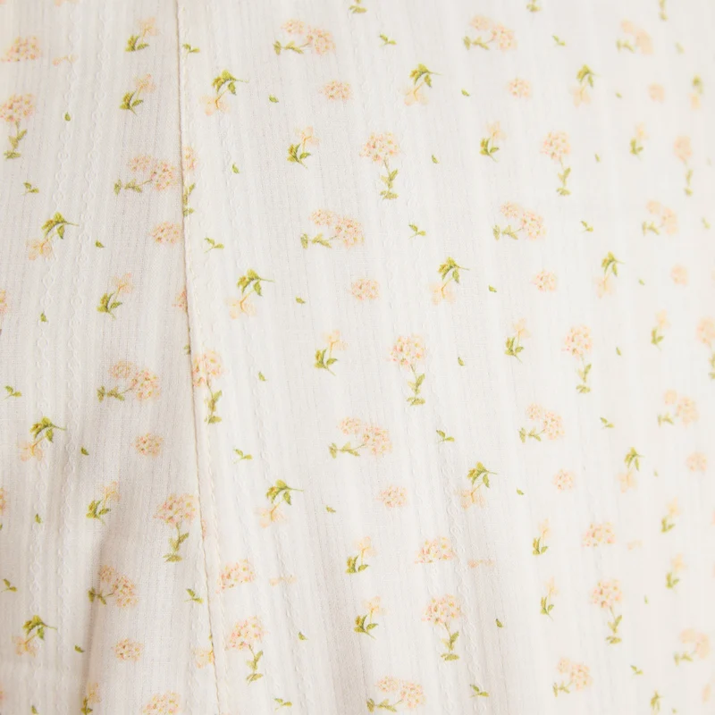 Maxikleid mit Korsettrücken - Pfirsichblüte