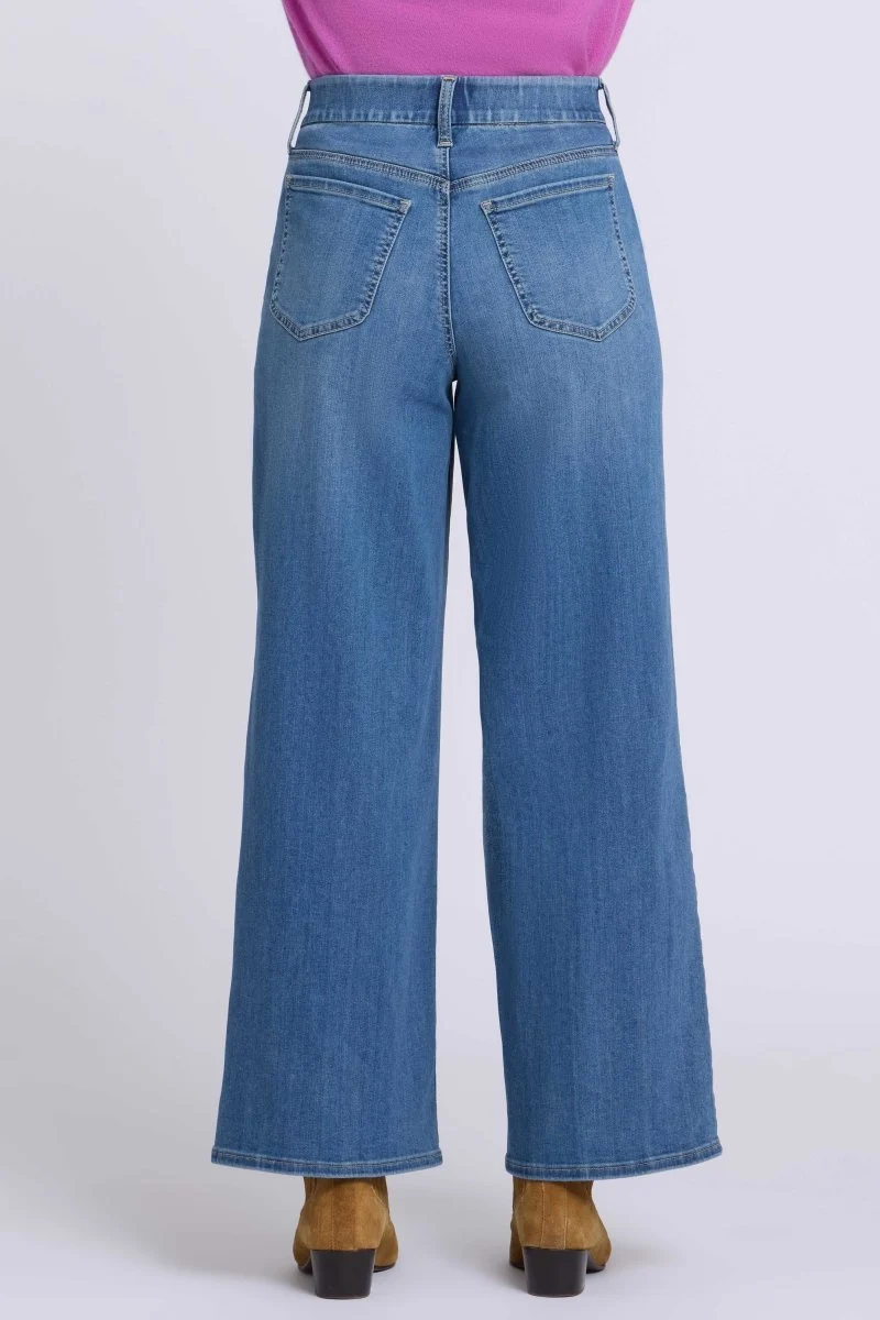 Waist-Match™ Simone Wide Leg Jeans Mit Hohem Bund | Redwood