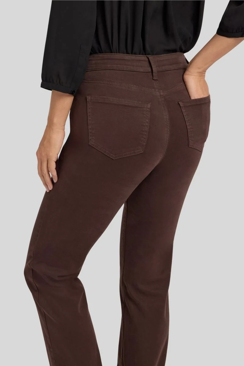 Marilyn Straight Jeans | Bitter Chocolate
