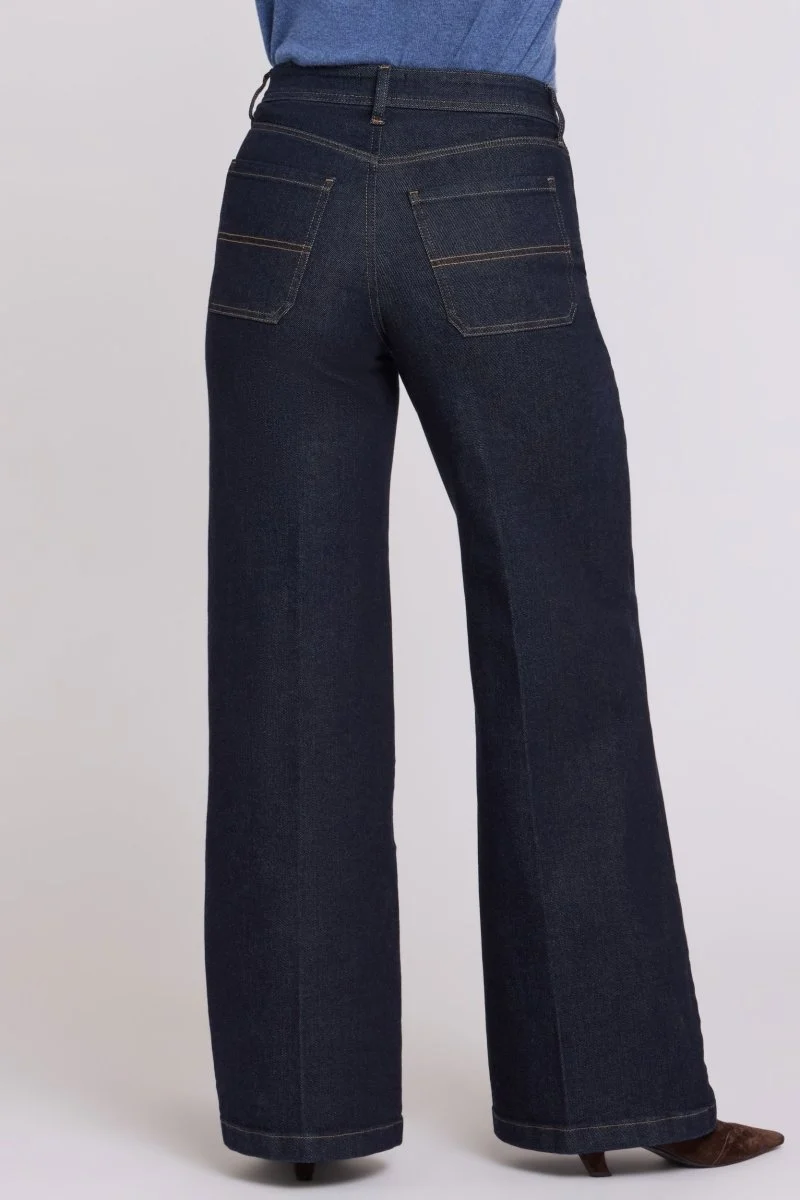 NYDJ Mia Palazzo Jeans Mit Hohem Bund | Rinse