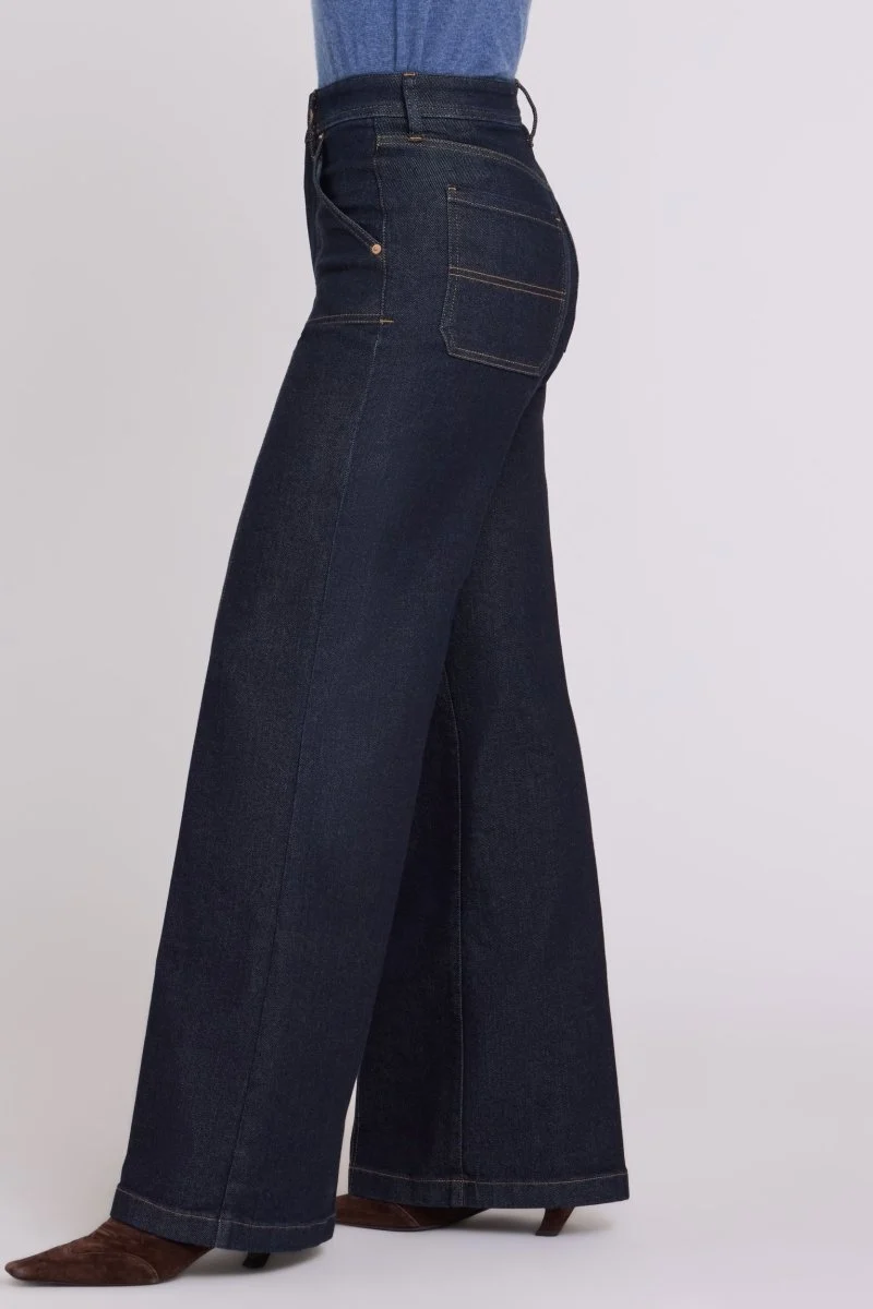 NYDJ Mia Palazzo Jeans Mit Hohem Bund | Rinse