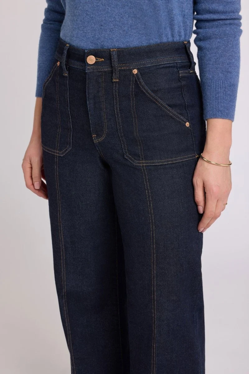 NYDJ Mia Palazzo Jeans Mit Hohem Bund | Rinse