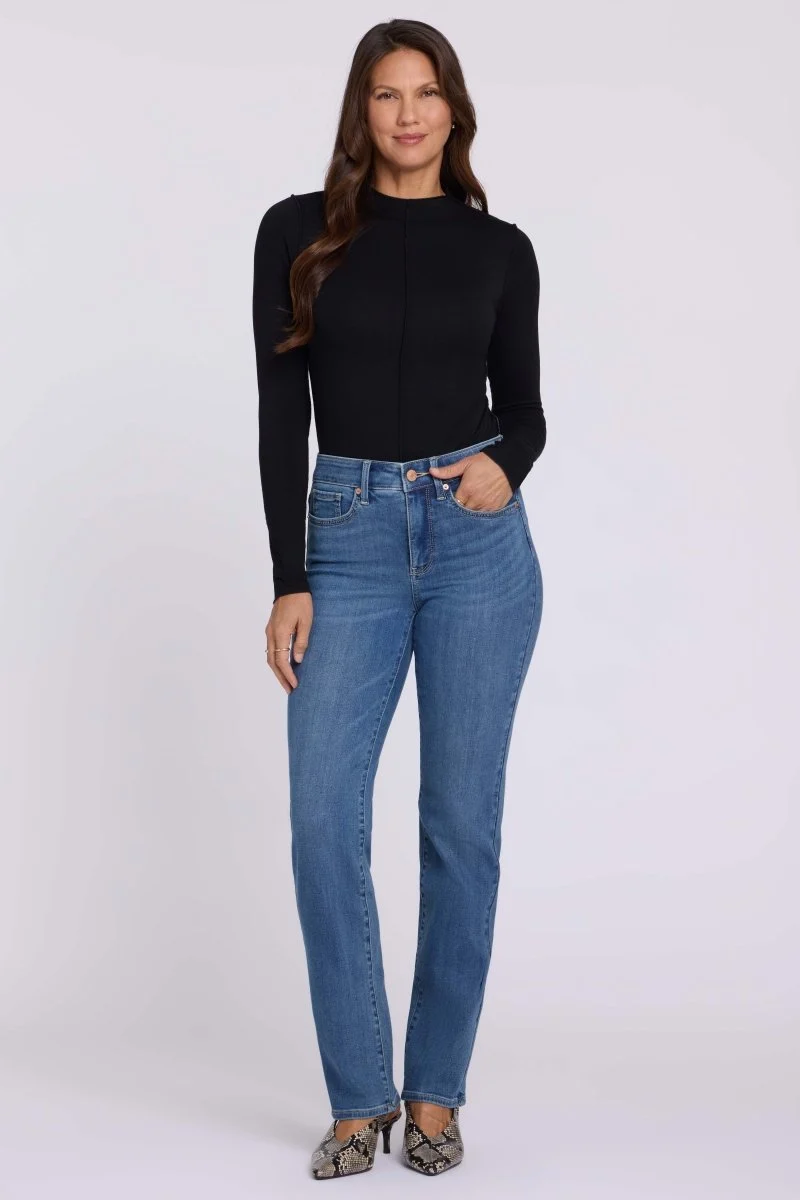 Marilyn Straight Jeans Sure Stretch® Denim (Tall) | Redwood