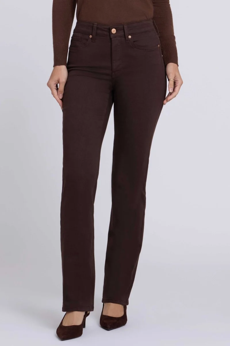 Marilyn Straight Jeans aus Sure Stretch® Denim | Bitter Chocolate