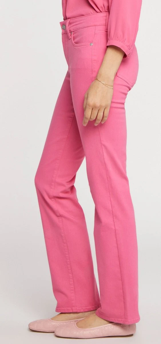 Marilyn Straight Jeans Rosa Premium Denim | Pink Peony