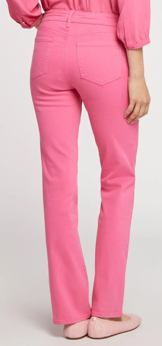 Marilyn Straight Jeans Rosa Premium Denim | Pink Peony