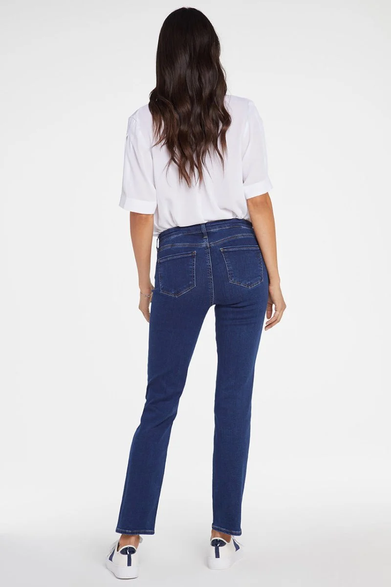 Sheri Slim Jeans Mittelblau Premium Denim | Quinn