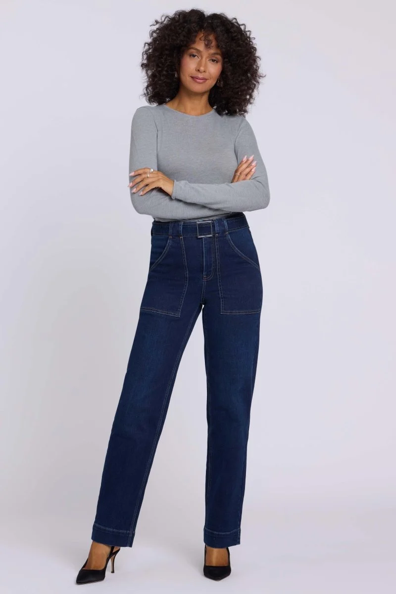 Kasey Stovepipe Jeans mit Extra High Waist | Halcyon