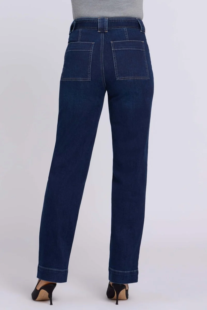 Kasey Stovepipe Jeans mit Extra High Waist | Halcyon
