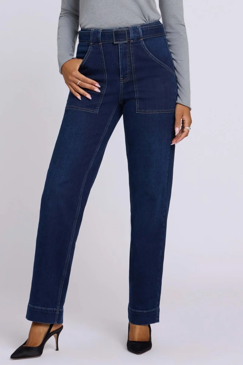 Kasey Stovepipe Jeans mit Extra High Waist | Halcyon