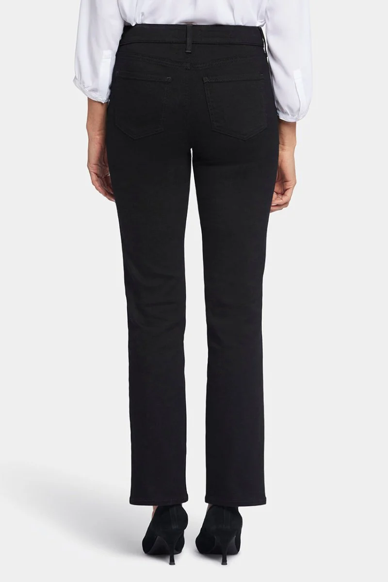 Ellison Straight Jeans mit hoher Taille | Black