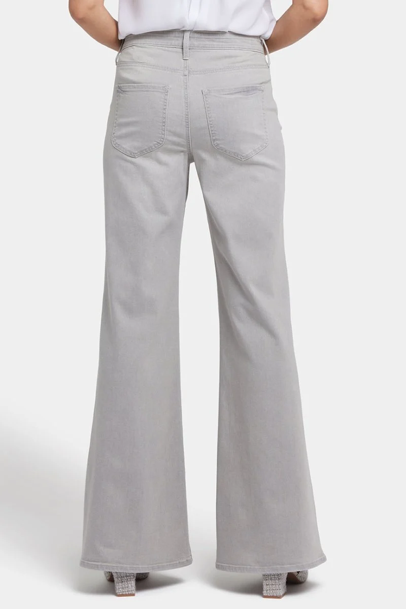 Mia Palazzo Jeans mit hoher Taille | Grenada Mist