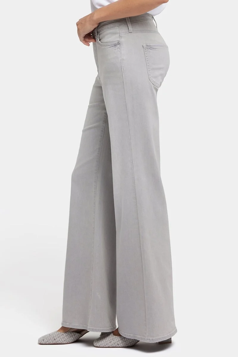 Mia Palazzo Jeans mit hoher Taille | Grenada Mist