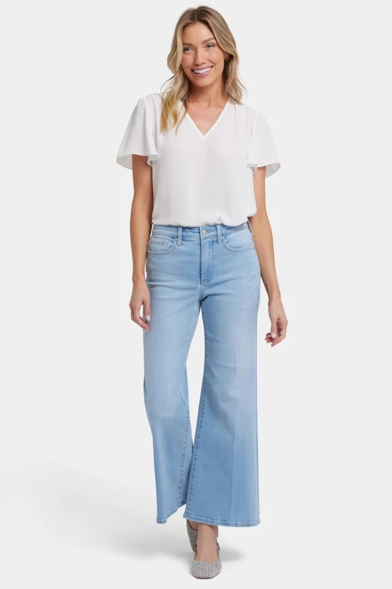 Mia Palazzo Knöcheljeans mit hoher Taille | Canary Beach