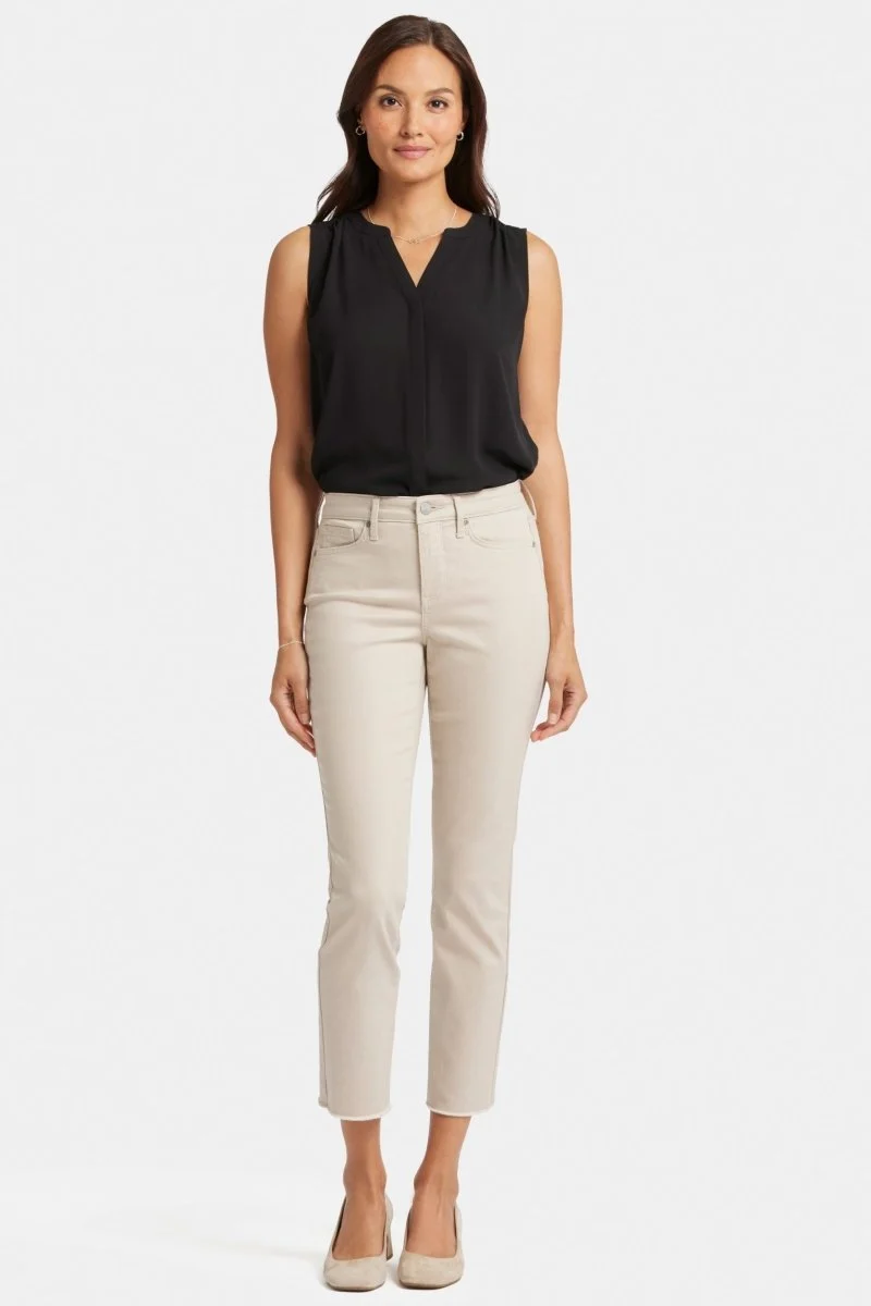 Sheri Slim Ankle Jeans mit ausgefransten Säumen | Feather