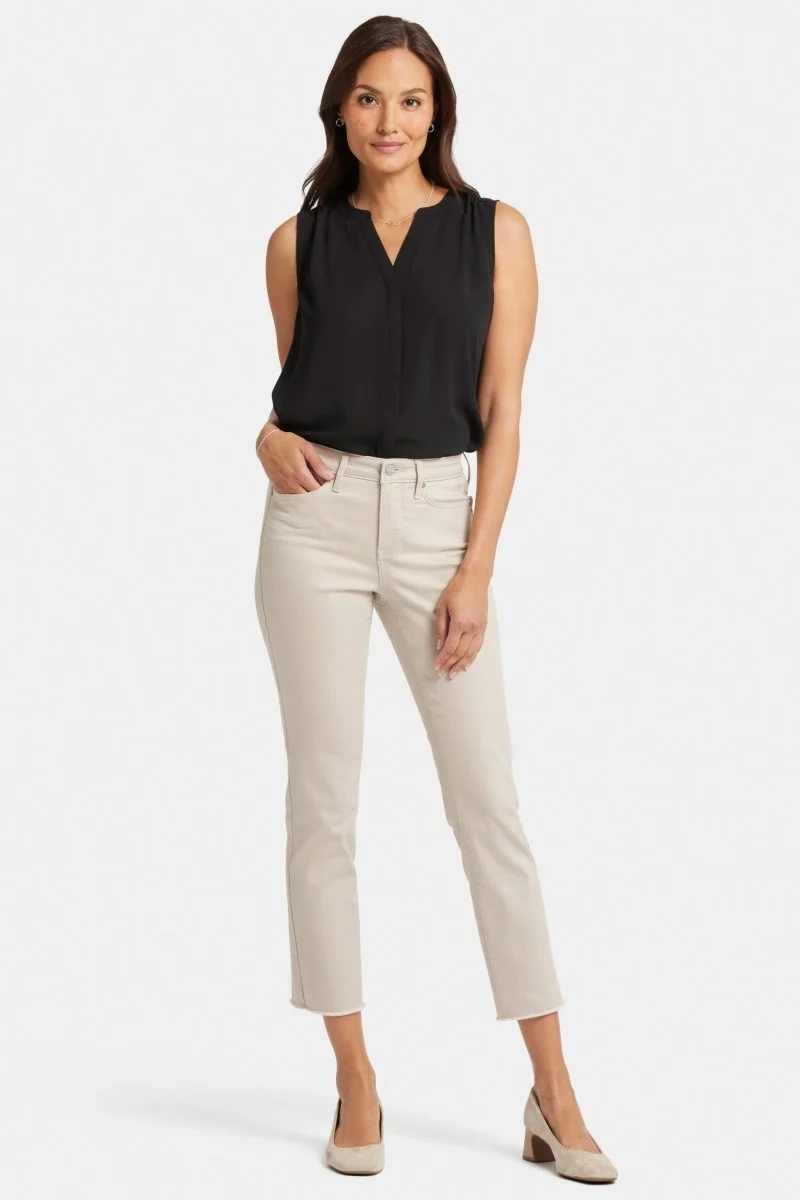 Sheri Slim Ankle Jeans mit ausgefransten Säumen | Feather