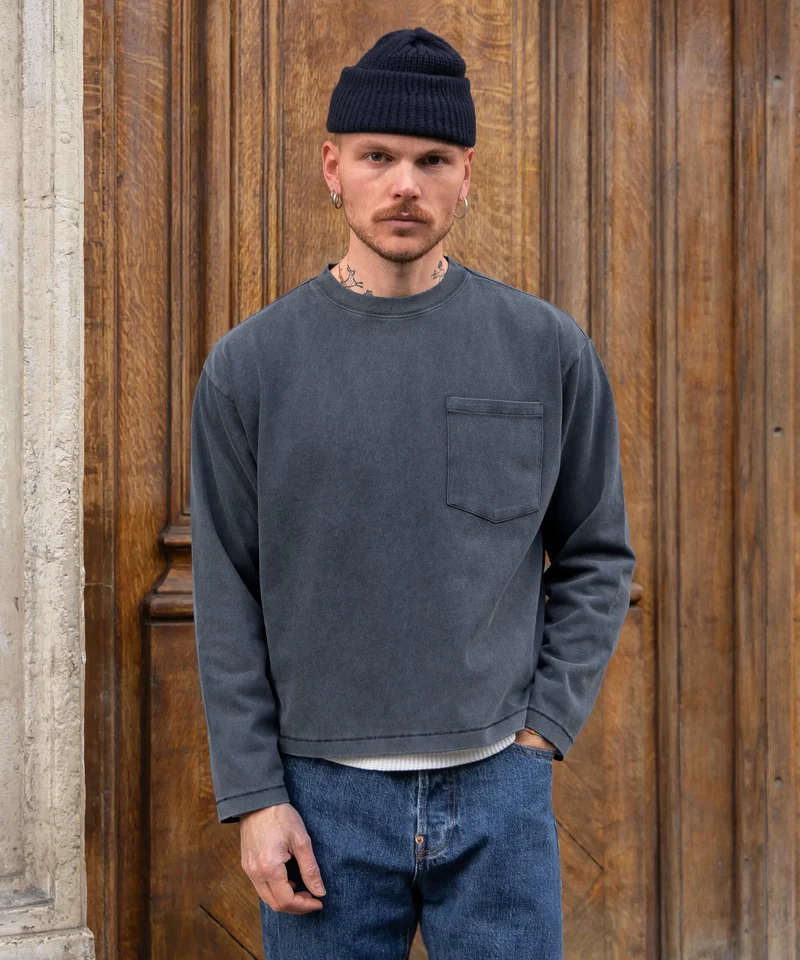 THE BEST LONG-SLEEVE POCKET TEE