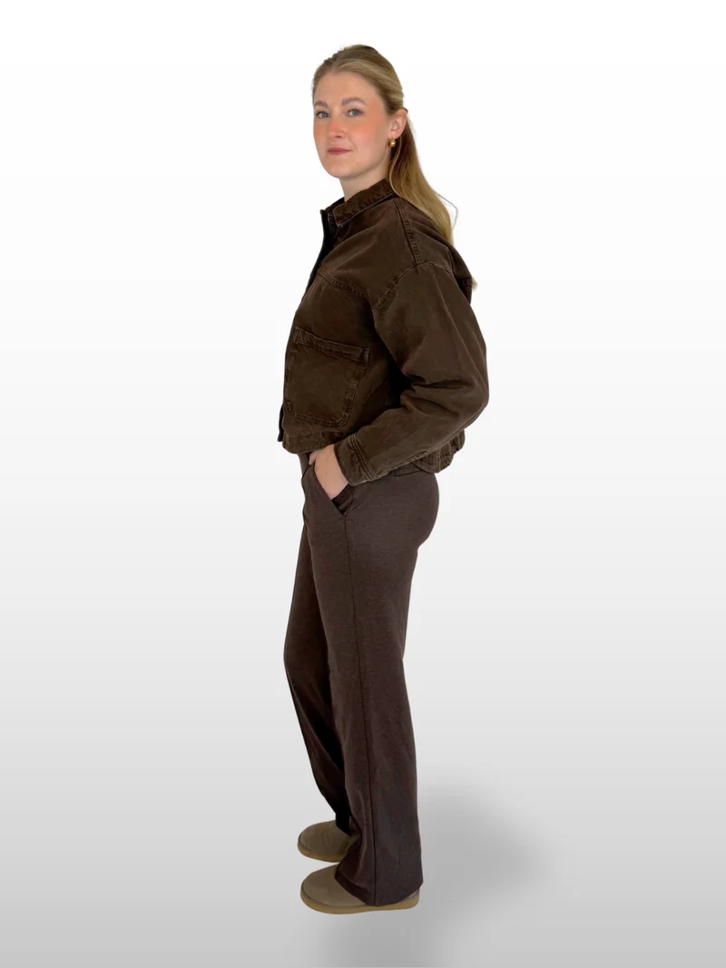MAC Chiara Smart, Straight Fit, High-Waist, Truffle Brown