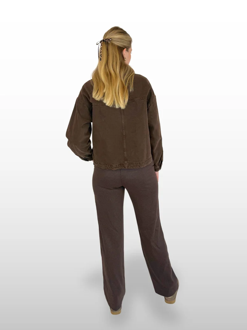 MAC Chiara Smart, Straight Fit, High-Waist, Truffle Brown