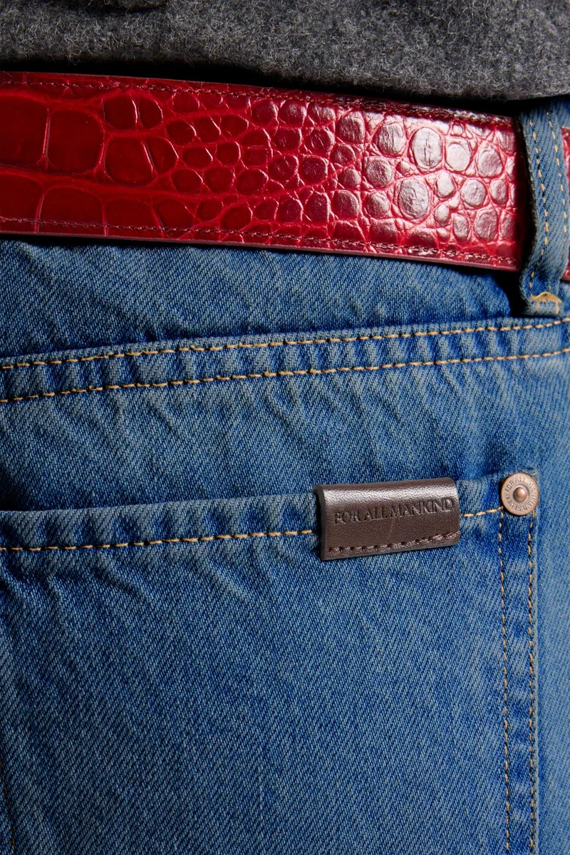 ASYMETRIC MINI SKIRT in Denim Midtown