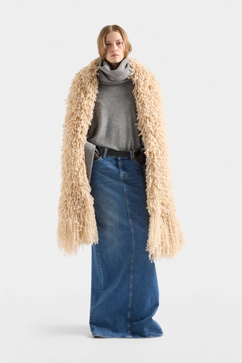 FULL LENGTH SKIRT in Denim Midtown