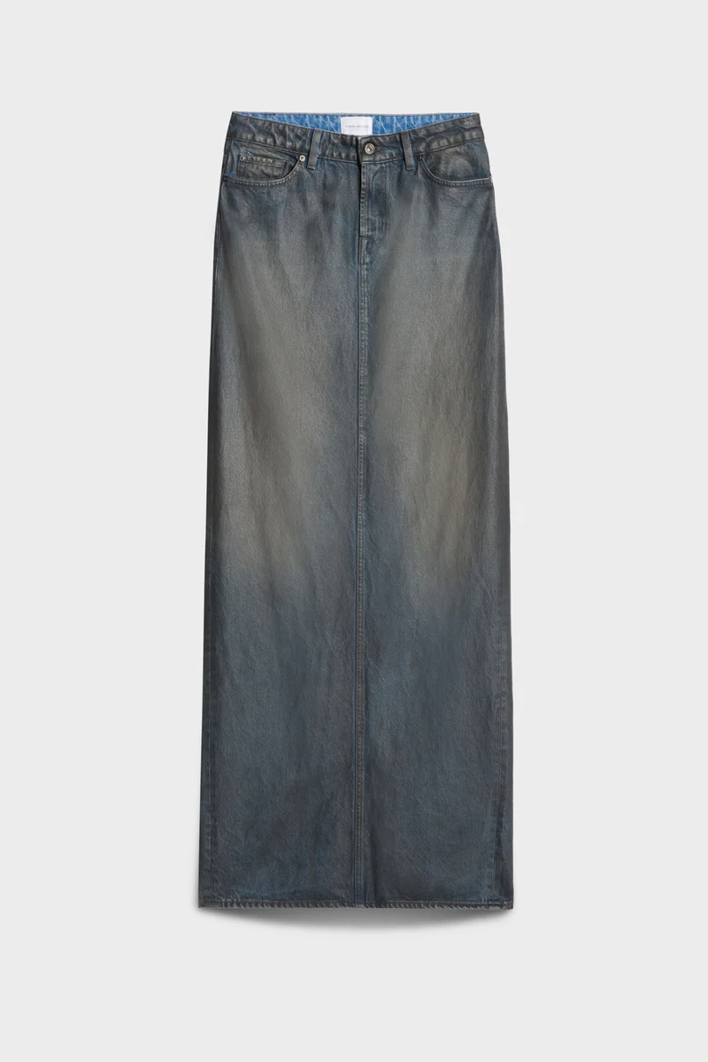 FULL LENGTH SKIRT in Denim Nolita