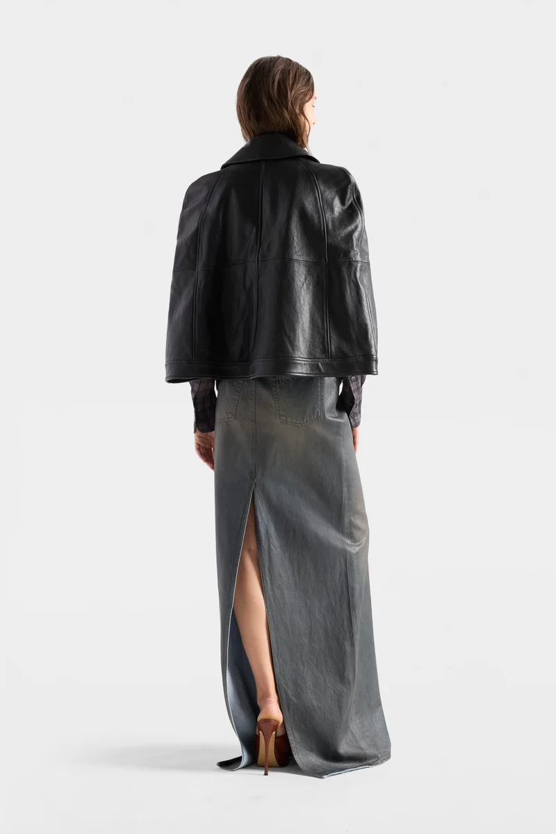 FULL LENGTH SKIRT in Denim Nolita