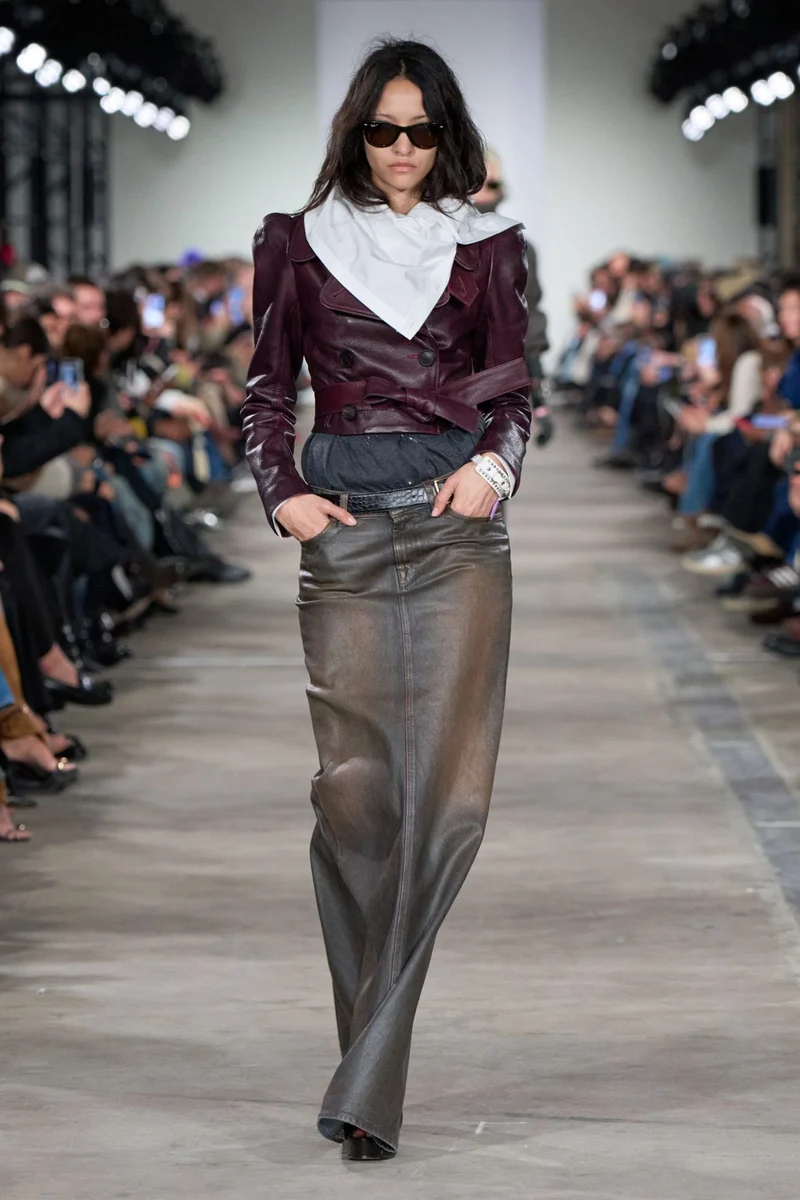 FULL LENGTH SKIRT in Denim Nolita