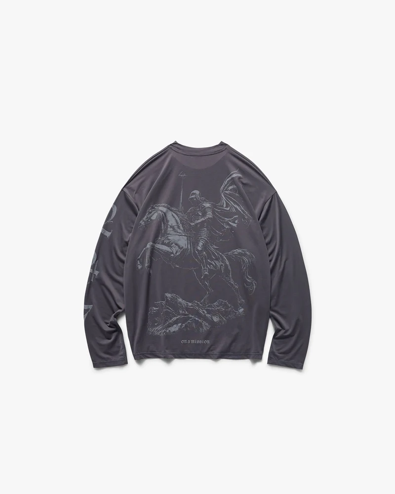 247 Noble Long Sleeve T-Shirt - Graphene