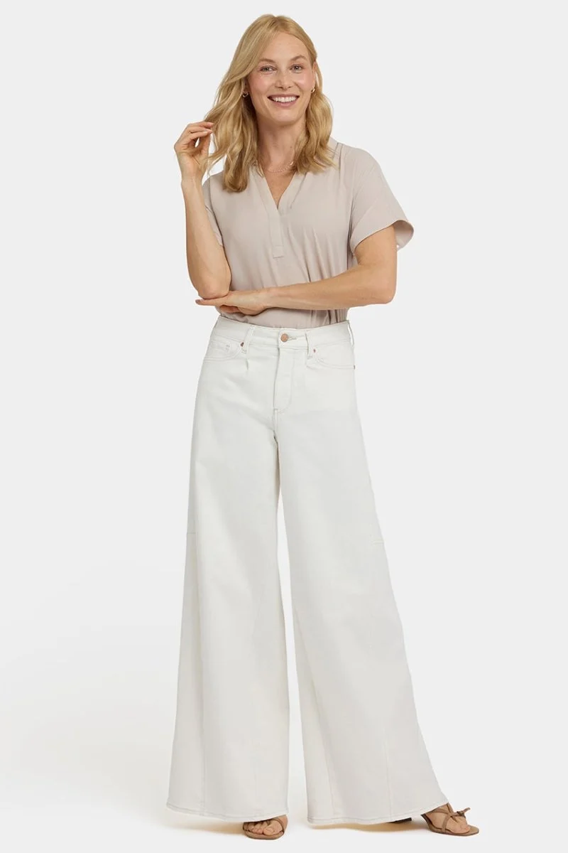 Nova Super Wide Leg Jeans aus Cool Embrace® Denim | Vintage White