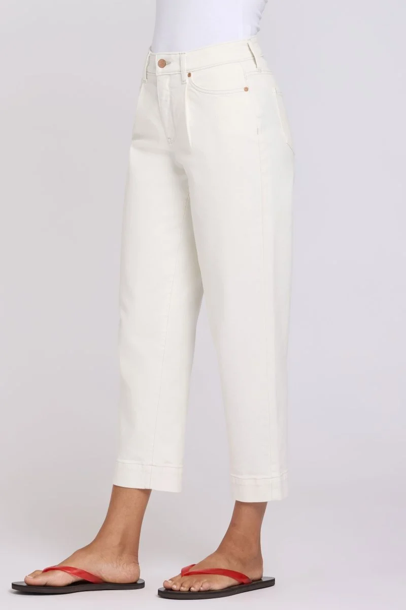 Balloon Ankle Jeans | Vintage White