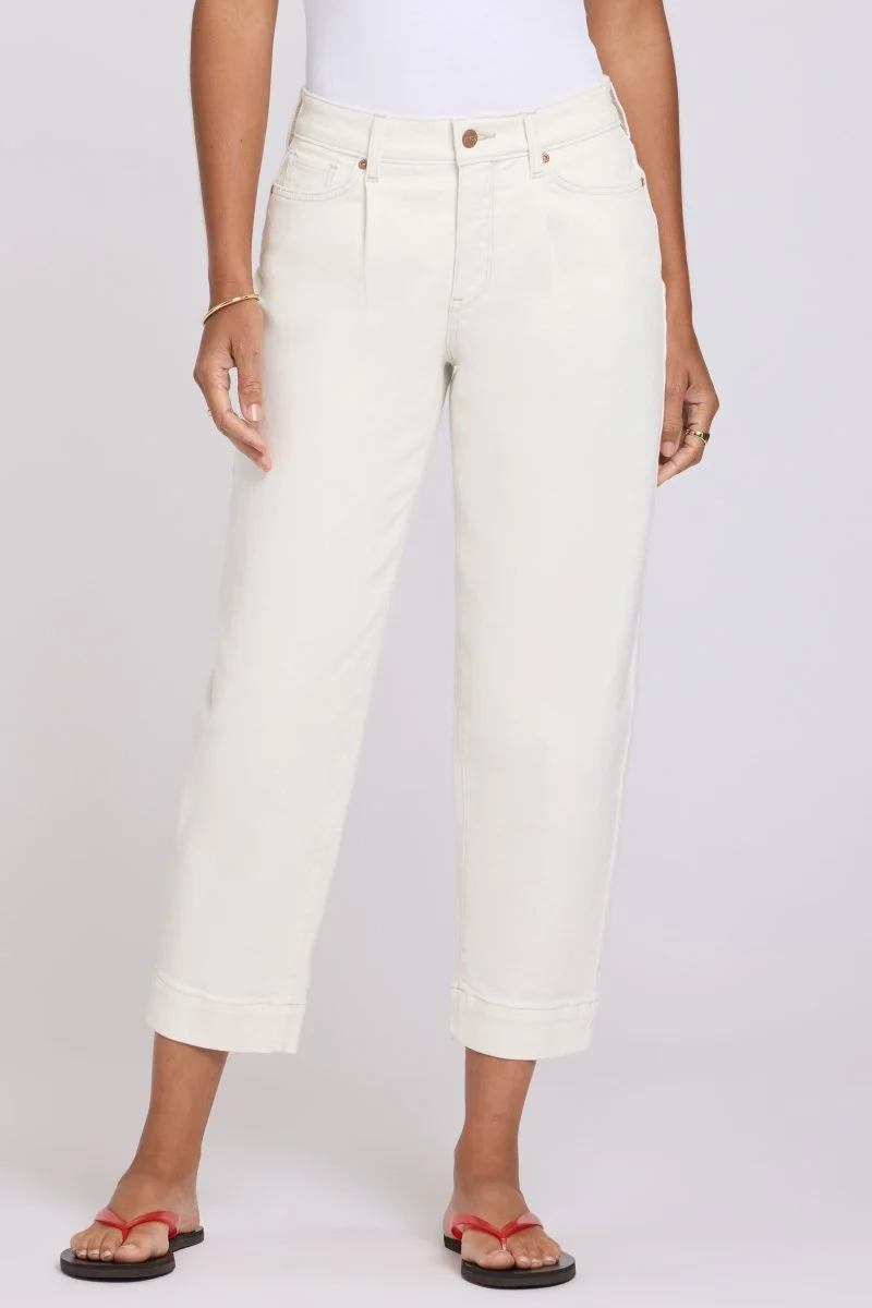Balloon Ankle Jeans | Vintage White