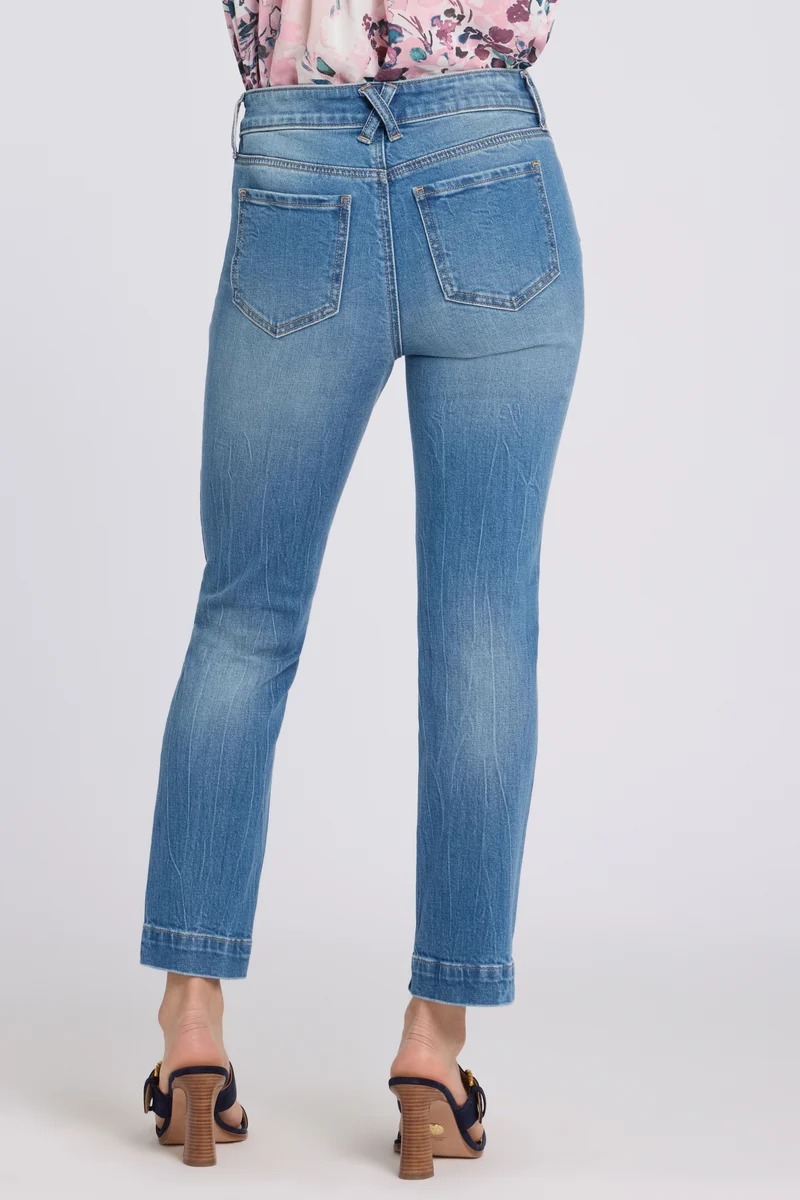 Sheri Slim Straight Ankle Jeans | Pacifica