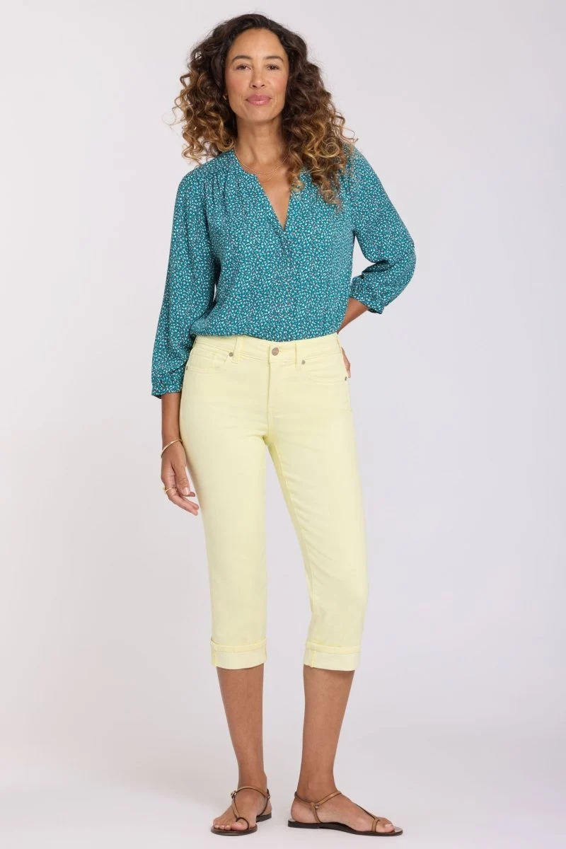 Marilyn Straight Crop Jeans In Cool Embrace® Denim | Chardonnay