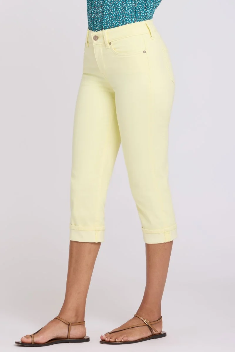 Marilyn Straight Crop Jeans In Cool Embrace® Denim | Chardonnay