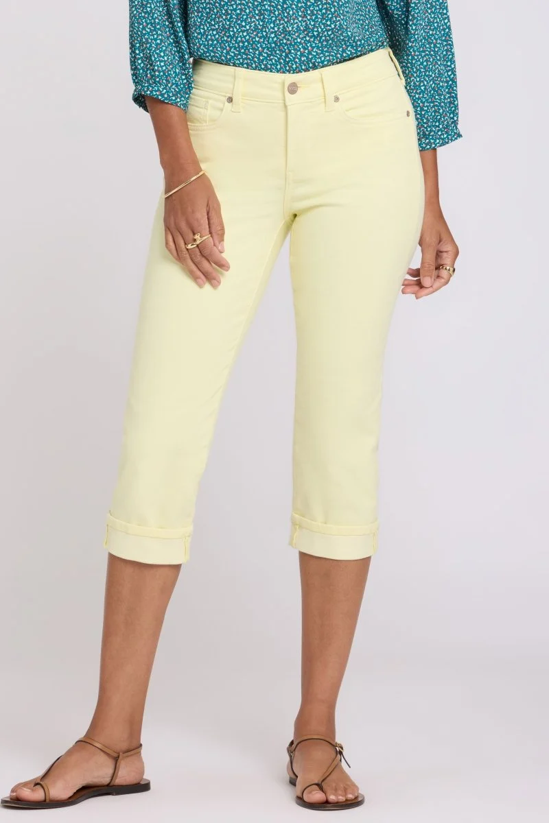 Marilyn Straight Crop Jeans In Cool Embrace® Denim | Chardonnay